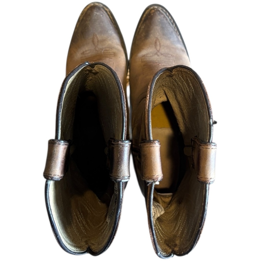 Durango Brown Heeled Boots - Picture 8 of 15